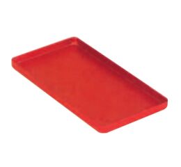 xxxMINI ALUMINIUM TRAY ČERVENÝ - výprodej