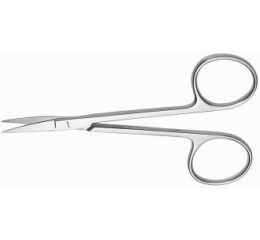 Nůžky Iris zahnuté Silver 11,5cm