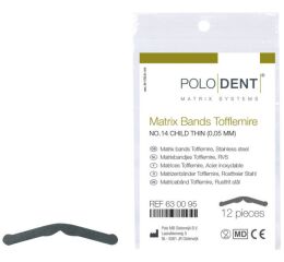 Matrix Bands Tofflemire No. 14 Child Thin 0,05 mm