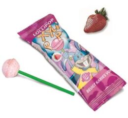 Miradent Xylipop - dentální lízátka, 50ks jahoda