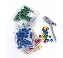 Kroužek barevný fialový 50ks