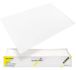 YELLOW POINT Filtrační papír na tácky 18x28, bílý