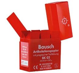 Artikulační papír I-200µ červený 300ks krabička