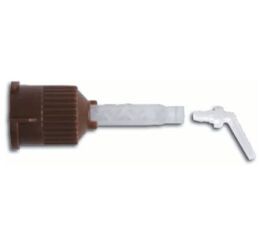 Míchací kanyly hnědé s intraorálními špičkami 50ks