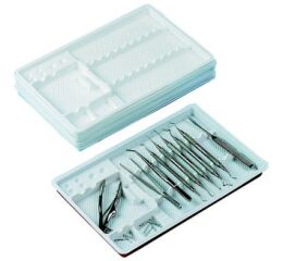 Tácky plastové Unitray 18x28cm, 400ks