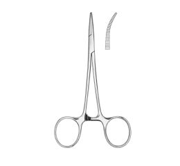 Jehelec Halsted-Moquito 10cm, zahnutý