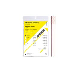 YELLOW POINT mez. kartáčky XXS krátké 2,5mm 12x5ks