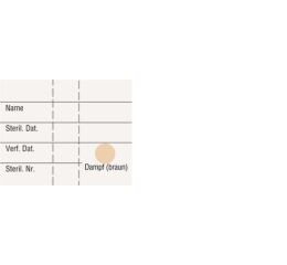 Štítek pro sterilní nádoby s indikační tečkou