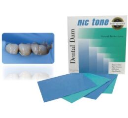 Nic Tone Dental Dam Medium modrý 36ks
