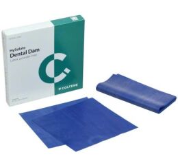 HySolate Latex Dental Dam modré, 36ks