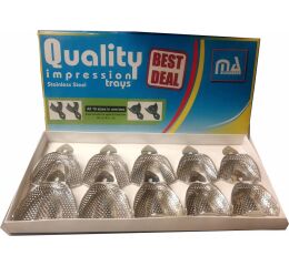 Lžíce otiskovací perforovaná HČ + DČ set