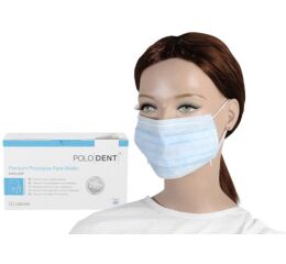 POLODENT Prémiové ochranné masky modré