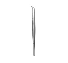 Tissue Pliers Gerald surgical 1x2-angled 18cm