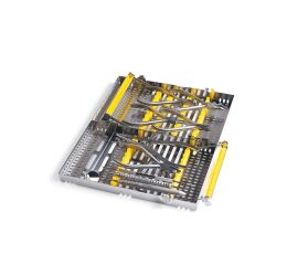 IMS Cassette 2-tier Ortho 20 Instruments, yellow