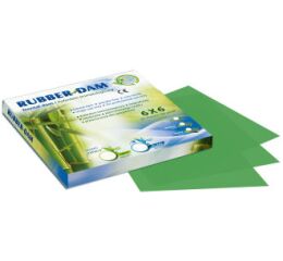 Rubber-Dam Medium Mint 36ks zelený