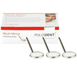 POLODENT zrcátka Rhodium č. 5 (24 mm)