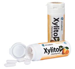 Miradent Xylitol - žvýkačky, 30ks čerstvé ovoce