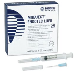 Miraject Endotec Luer - jehly 0,8x25mm, 25ks