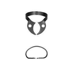 Rubber Dam spona W7 UK molar, Black Line