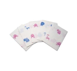 Ochranné roušky skládané dětské růžové