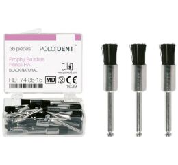 POLODENT Prophy Brushes Pencil přírodní černé