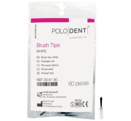 POLODENT štetečky bílé/černé regular
