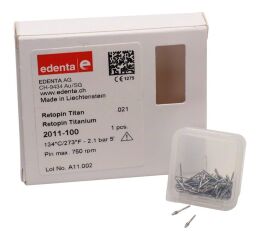 Retopin Titan - parapulpální čepy, 100ks