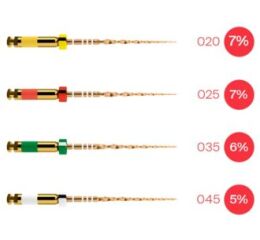 WaveOne Gold 31mm, sortiment, 4ks