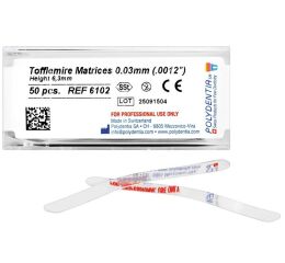 Matrice Tofflemire 6,3mm/0,03mm, 50ks