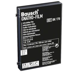 Gnatho-Film artikulační fólie 16µ 70x100mm černá