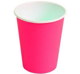 Kelímky papírové 180ml, fuchsie 100ks