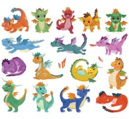 Happy Dragon Tattoos