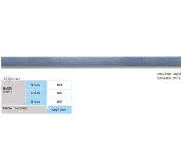 Hladký pásek 6mm/0,05mm 406