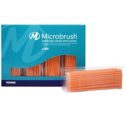 Microbrush Plus - aplikátory, ultra jemné oranžové