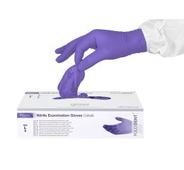 POLODENT nitrilové rukavice Cobalt - M