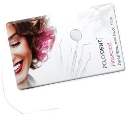 POLODENT Zubní nit voskovaná 10ks