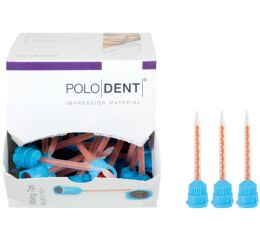 POLODENT míchací kanyly modro-oranžové