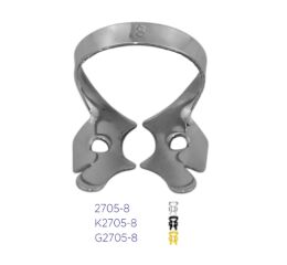 Kofferdamová spona 8 - horní molar