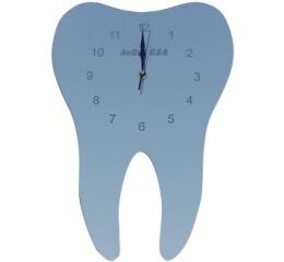 Hodiny ve tvaru zubu, zrcadlové