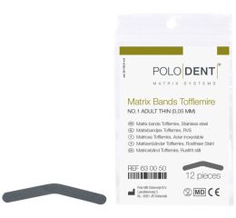 Matrix Bands Tofflemire No. 1 Adult Thin 0,05 mm
