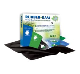Rubber-Dam Medium Mint Black 36ks