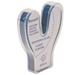 Progress artikulační papír U-100µ modrý 50ks