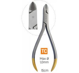Kleště štípací max. průměr 1,0mm, 15cm TC