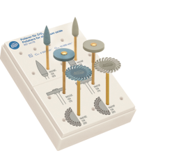 Set leštící guma D44,5mm, 4617B