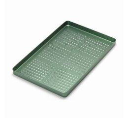 TRAY VELKÝ PERFOROVANÝ AL ZELENÝ