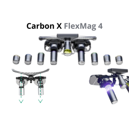 Carbon X FlexMag 4 - lupové brýle 4 zvětšení