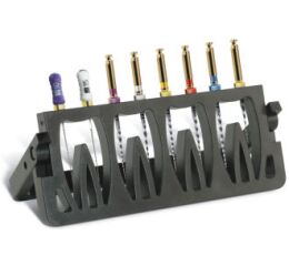 Protaper Sequencer, černý stojan na nástroje