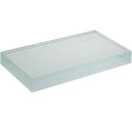 Skleněná míchací podložka, jednostranná