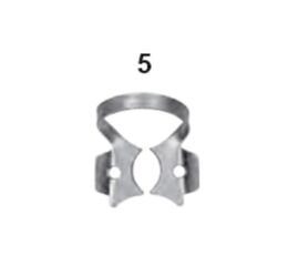 Spona kofferdam horní molar 5