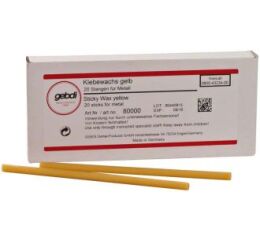 Lepící vosk v tyčinkách, 20ks žlutý